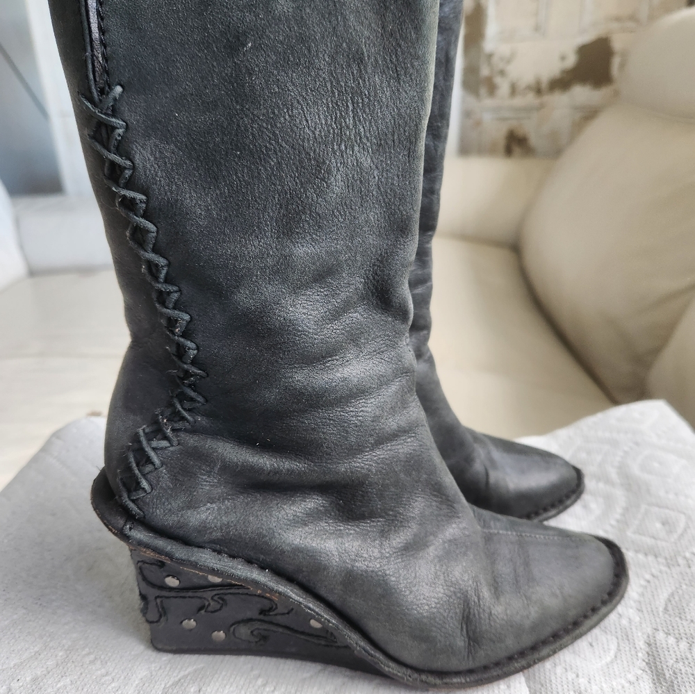 Diesel Tuolomne leather studded boot